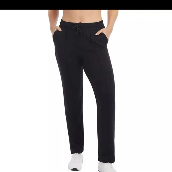 Danskin Pant Women Scuba Pant Straight Leg Stretch Active High Waist nwt - Picture 4 of 7